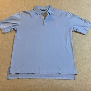Polo by Ralph Lauren Men's Light Blue Polo Shirt